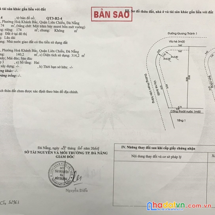 Bán khu căn hộ 2 mặt tiền hòa khánh bắc – quận liên chiểu – tp đà nẵng – liên hệ 0913 461 120