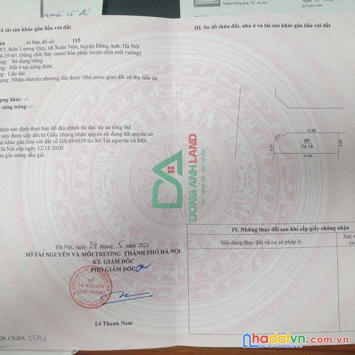 Bán đất đấu giá x5 lương quy xuân nộn đường quy hoạch 25m