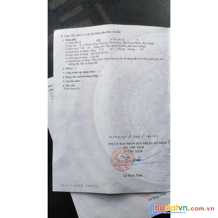 Chính chủ cần bán nhanh căn nhà tx an nhơn - bình định