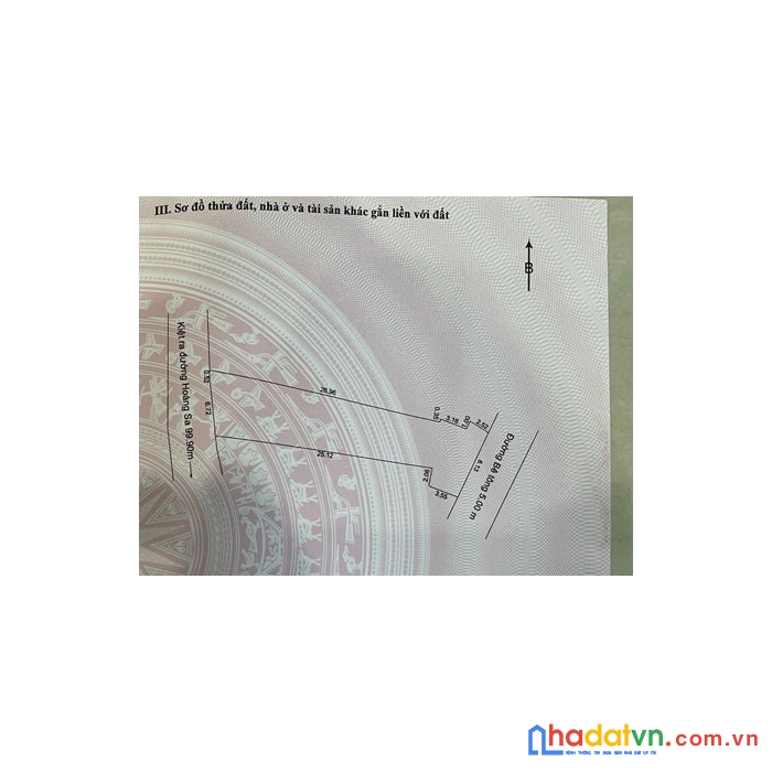 Chính chủ cần bán lô đất đẹp 2 mặt tiền song song đường hoàng sa - đà nẵng