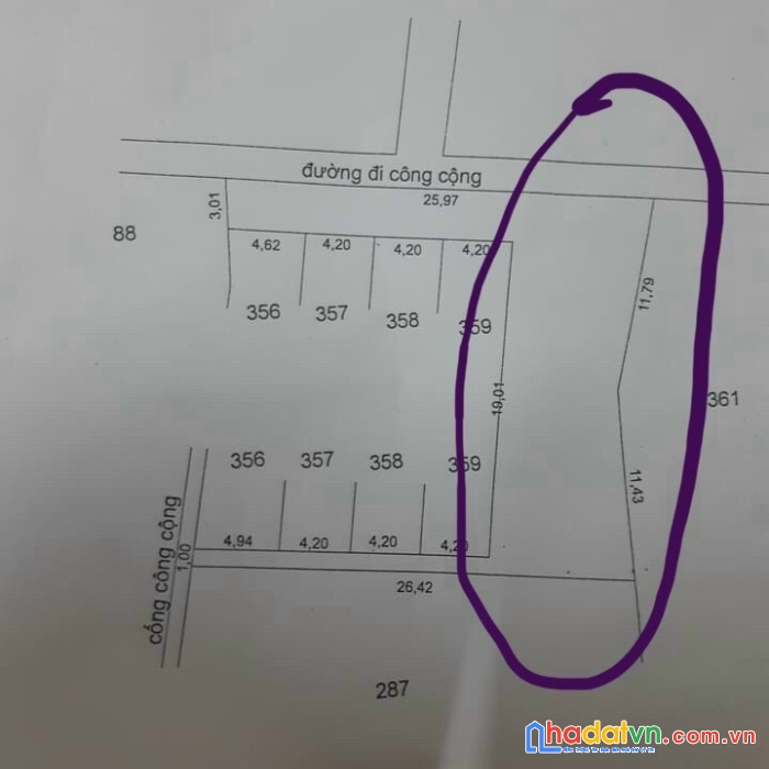 Chính chủ cần bán lô đất đẹp tại khu phố 5, phường 2, tp mỹ tho, tiền giang