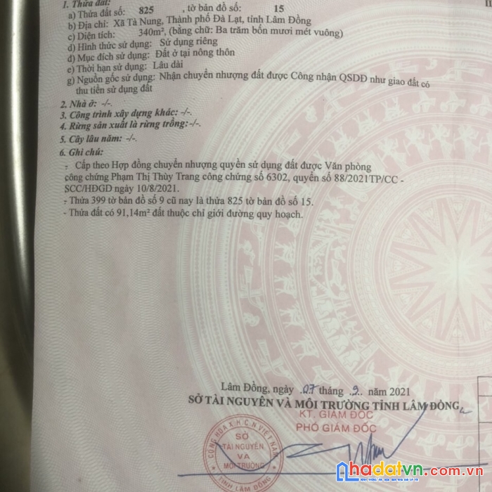 Sở hữu ngay lô đất đẹp tặng kèm nhà vị trí đắc địa tại xã tà nung, tp đà lạt, lâm đồng