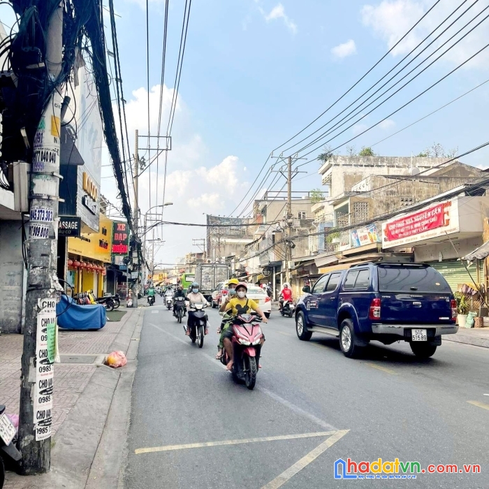 Bán nhà mặt tiền đường âu cơ ngau bàu cát - đồng đen, dt:7.7x26m, cấp 4, xây 9 tấm, 30.9 tỷ