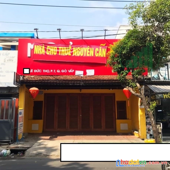Cho thuê nhà mặt tiền kinh doanh lê đức thọ 140m2  gần trường cao đẳng