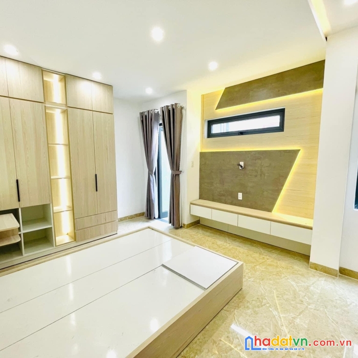 .nhà kiệt ô tô 4 m núi thành, 55m2, 4 mê, mới đẹp