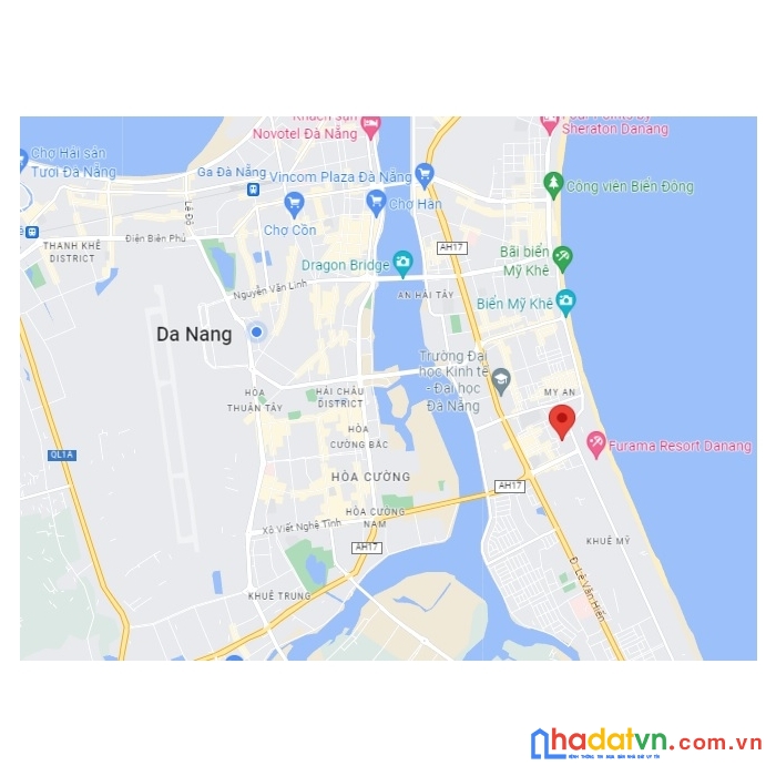 Nhà trần văn dư sát biển mỹ khê 128m2, ngang 7, nhỉnh 9  tỷ