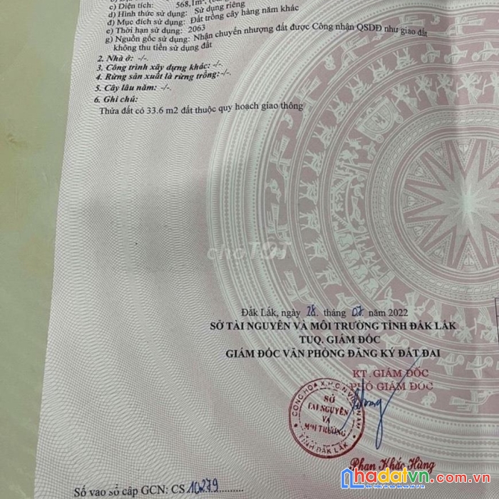 Chính chủ bán nhanh lô đất vị trí đẹp tại  xã quảng hiệp  cư mgar, đăk lăk
