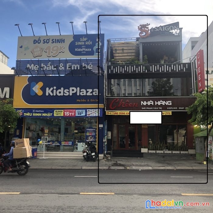 Cho thuê nhà mặt tiền kinh doanh phan văn trị 150m2 - 3tầng , cạnh emart
