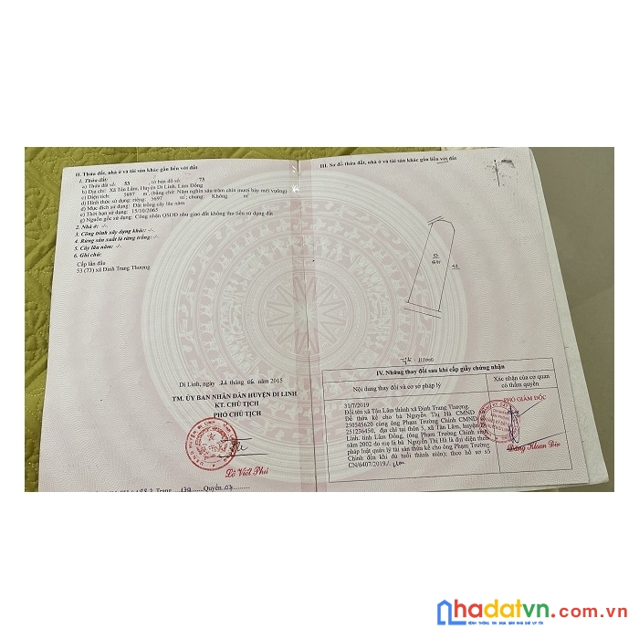 Sở hữu ngay lô đất đẹp vị trí đắc địa tại xã đinh trang thượng, huyện di linh, lâm đồng