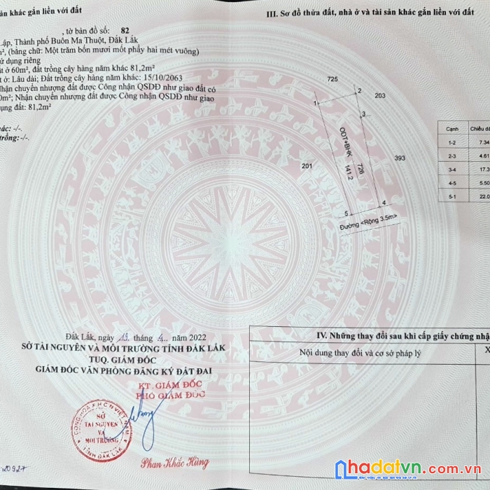 Đất đẹp đầu hẻm 362 hùng vương - tp bmt, tc 60m2