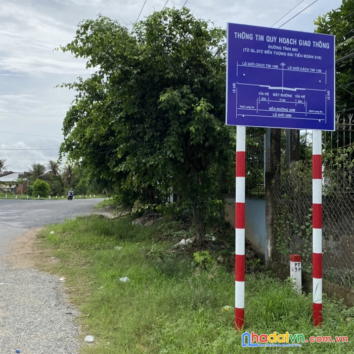 Đất nền xây biệt thự 290m2 – chỉnh 1 tỷ hxh tại p.phú tân tp bến
