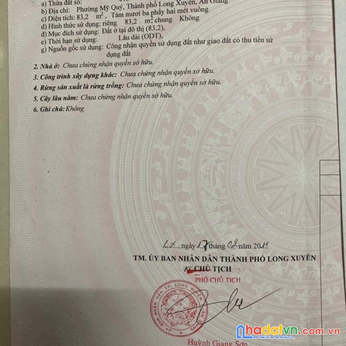 Sở hữu ngay lô đất đẹp vị trí đắc địa tại tp long xuyên - giá đầu tư