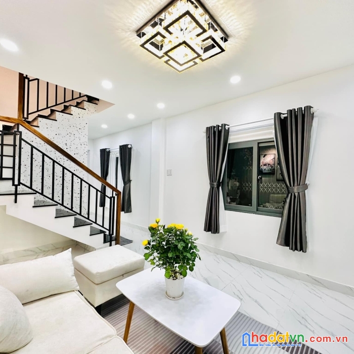 Bán nhà mới hxh đường phan văn trị, gần emart, khu cityland, phường 7, gò vấp, giá 4 tỷ 45