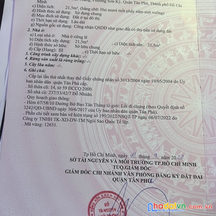 Bán nhà ngay aeon tân phú giá 2,1 tỷ lh 0948944100