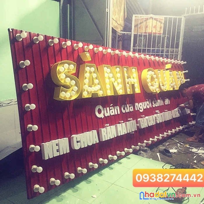 Chuyên thi công bảng hiệu giá tốt chuyên nghiệp tại thành phố hồ chí minh