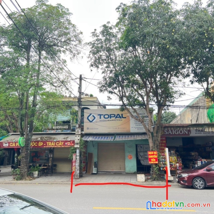 Bán đất có ốt kinh doanh 102m2 mặt đường phong đình cảng - p. hưng dũng