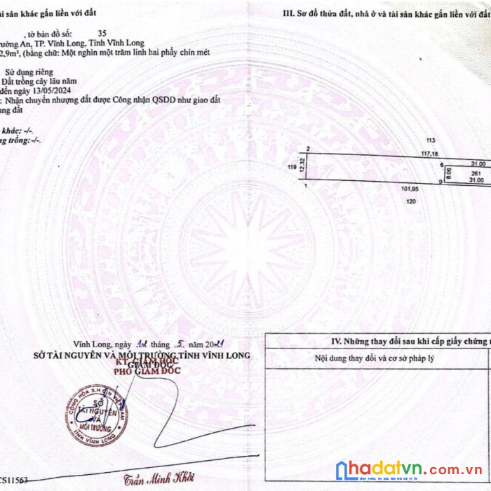 Đất chính chủ giá cực rẻ - vị trí đẹp tại trường an, thành phố vĩnh long, vĩnh long