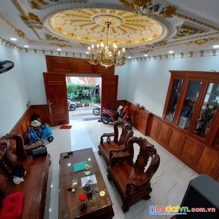 Hxh 1/ ngắn trung mỹ tây quận 12 - 74m2, ngang 5.4m, nở hậu, nội thất gỗ cao cấp - 3 tầng, 3 pn,