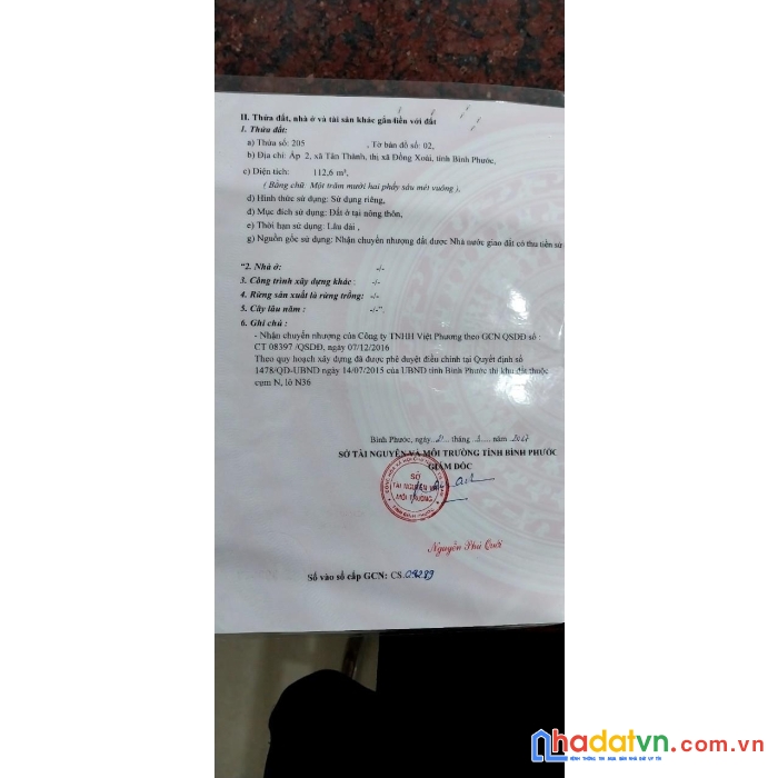 Chính chủ bán căn nhà vị trí đẹp tại khu đô thị đồng xoài 1 cách qlo 14 là 700m