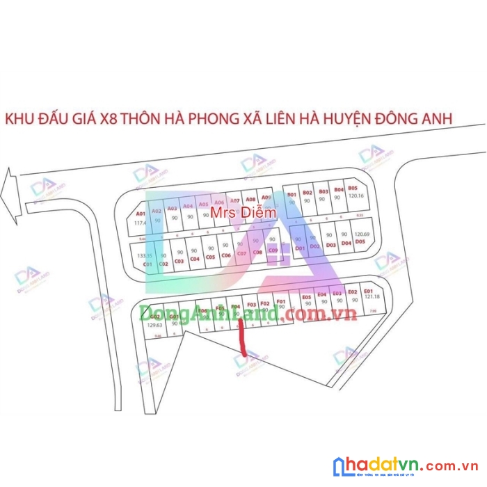 Chênh nhẹ giá trúng 20.8 triệu, mrs diễm đa cần bán 90m đấu giá x8 hà phong, liên hà,