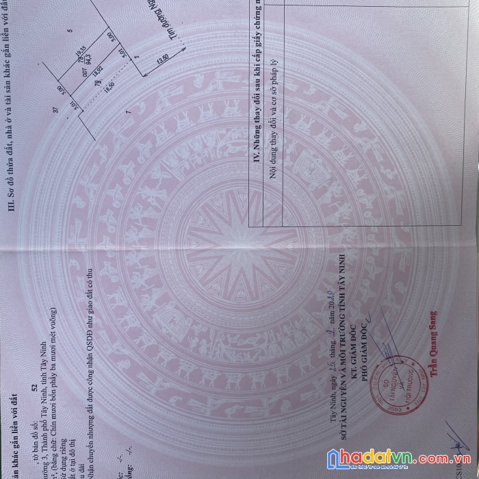Chính chủ cần bán đất tại khu phố 7, phường 3, tp tây ninh, tỉnh tây ninh
