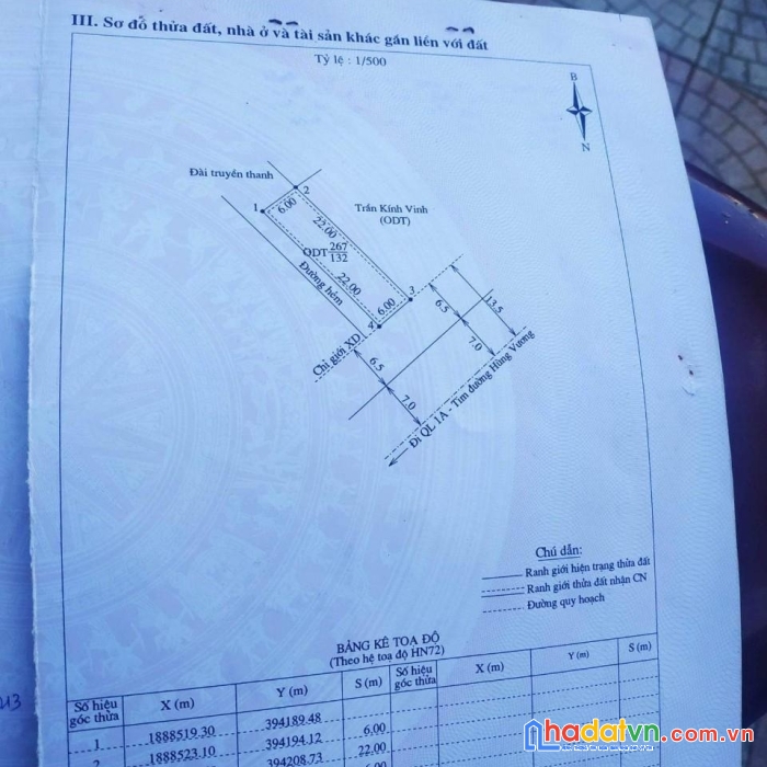 Chính chủ cần bán nhà mặt tiền đường hùng vương, hồ xá, vĩnh linh, quảng trị