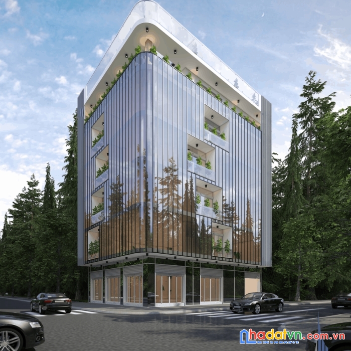 Cho thuê tòa nhà mặt phố lớn quận hai bà trưng 110m2*8 tầng, mt 20m