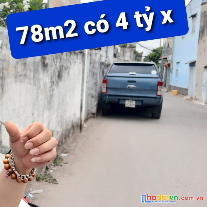 Duy nhất) mặt tiền hẻm 78m2 có 4 tỷ thống nhất  gò vấp
