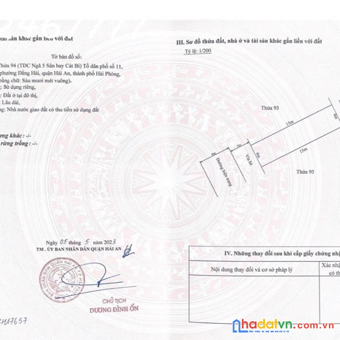 Bán lô đất 60m2 lô 11 lê hồng phong, giá chỉ 63,5 tr/m2