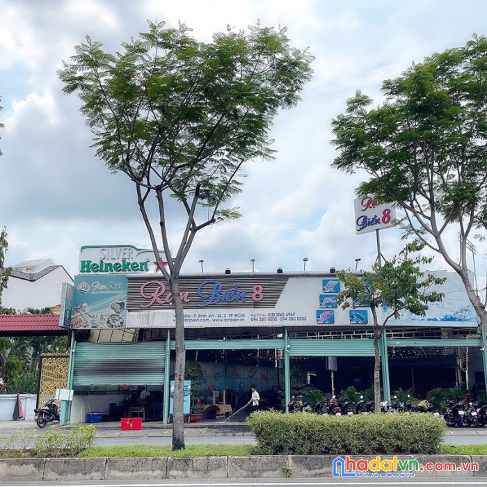 Cho thuê mặt bằng siêu rộng mt trần não, p.bình an, q.2 - 20x53m