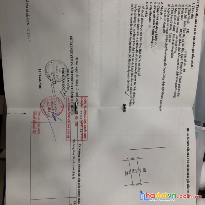 Anh trai có mảnh đất 48m2 tại thôn yên hà - hải bối đông anh hn