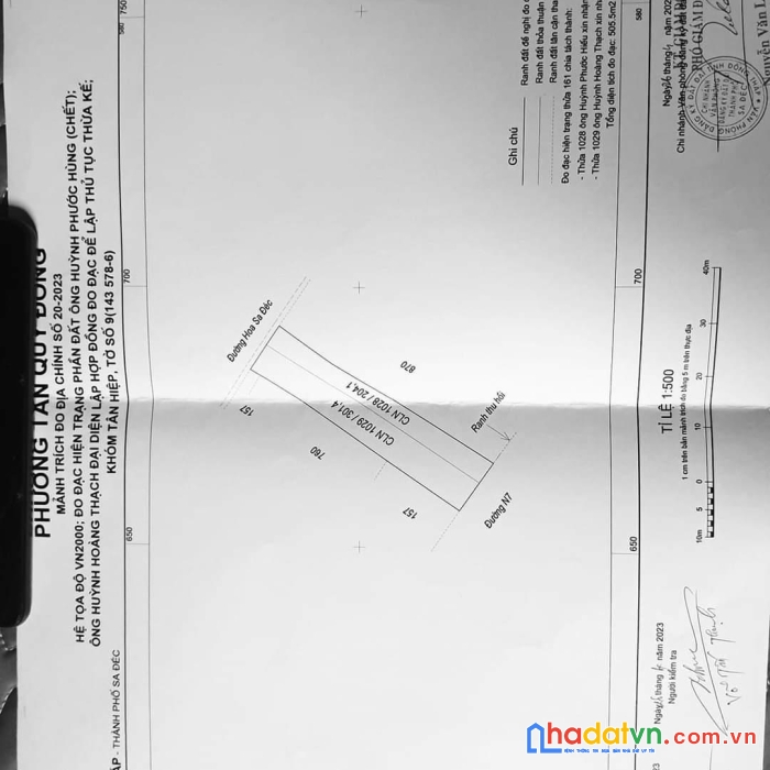 Chính chủ bán lô đất đẹp tại 139 tân hiệp - tân quy đông - sa đéc - đồng tháp