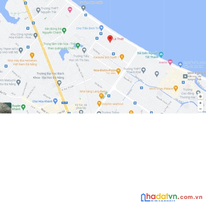 .nhà mt lê thiệt hoà minh gần biển, 72m2, c4 móng 3 tầng, 3.05 tỷ