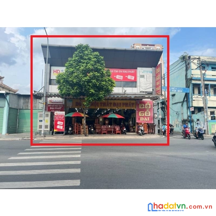 Cho thuê nhà góc 2 mtkd lũy bán bích 630m2 - 2 tầng - ngang 14m