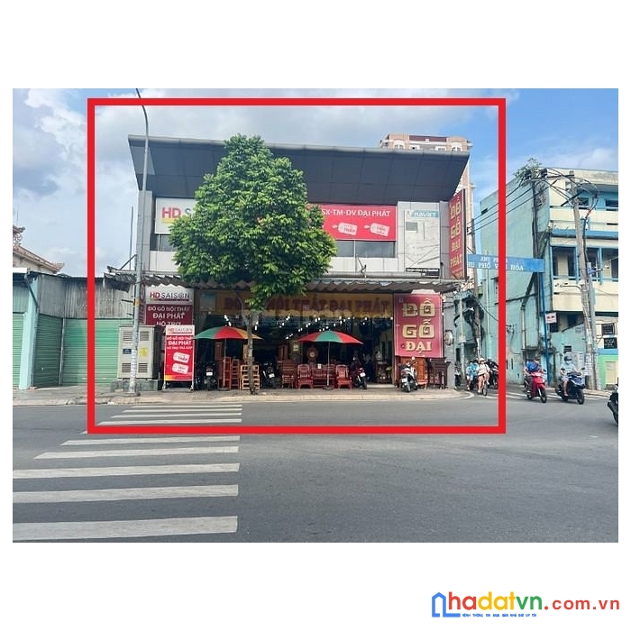 Cho thuê nhà góc 2 mtkd lũy bán bích 630m2 - 2 tầng - ngang 14m