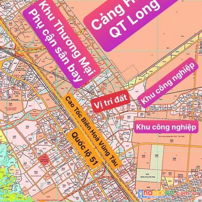 Đất long phước gần sân bay giá chỉ 3 tỷ x/sào, tổng 4800m2