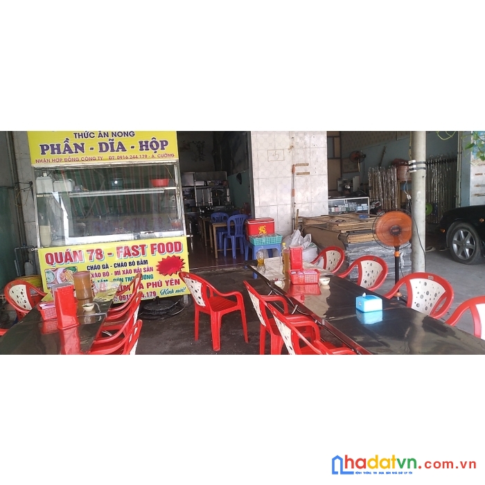 Do nhu cầu chuyển hướng kd cần sang lại quán cơm, gần cty, bãi xe, khu dân cư đông đúc, mặt tiền