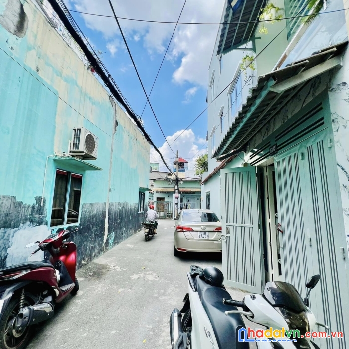 Gò vấp thống nhất hẻm xe hơi 4m, dân trí cao, sổ vuông, không lộ giới nhà mới ở ngay - vị trí cực