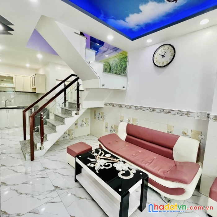Gò vấp thống nhất hẻm xe hơi 4m, dân trí cao, sổ vuông, không lộ giới nhà mới ở ngay - vị trí cực