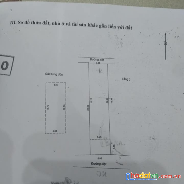Nhà mê đúc - 115m2 - 3pn- 2mk 3.5m thông - giảm 400tr