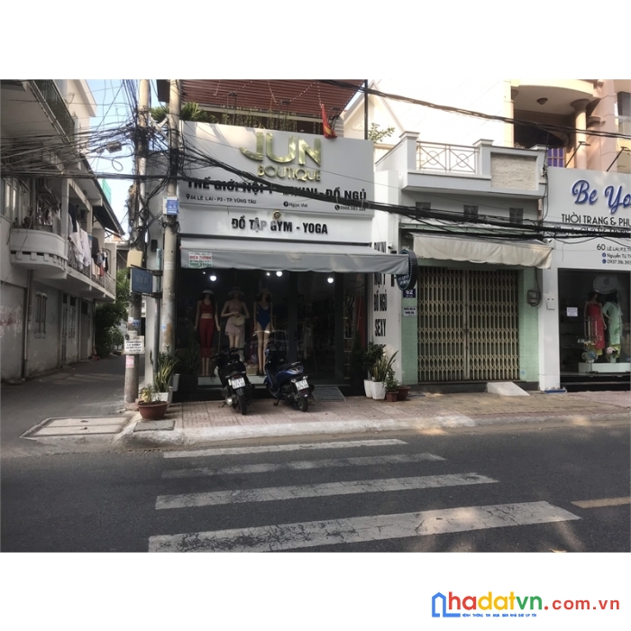 Cho thuê mặt bằng 1 trệt 1 lầu đường lê lai, tp.vt vị trí đông đúc