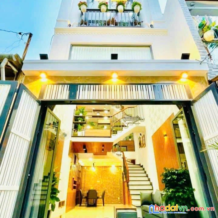 Bán nhà hxh 302 han huy ích, gò vấp, nhà đẹp 5 tầng, 4x10m, ở ngay chỉ 4.8 tỷ tl