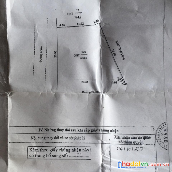 Gia đình cần tiền bán gấp đất mặt tiền lộ nhựa tại p. mỹ hòa hưng, tp long xuyên