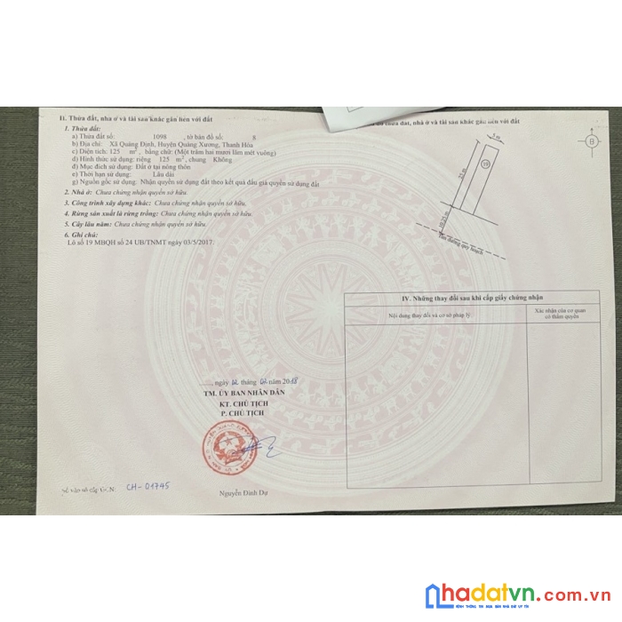 Dự án quảng định diamond thanh hoá .