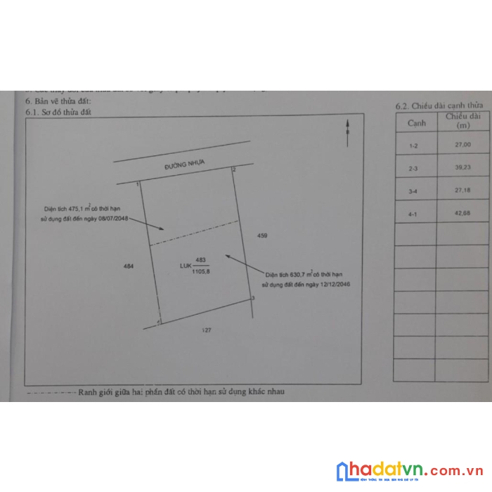 Chính chủ bán nhanh lô đất vị trí đẹp tại tx duyên hải - trà vinh