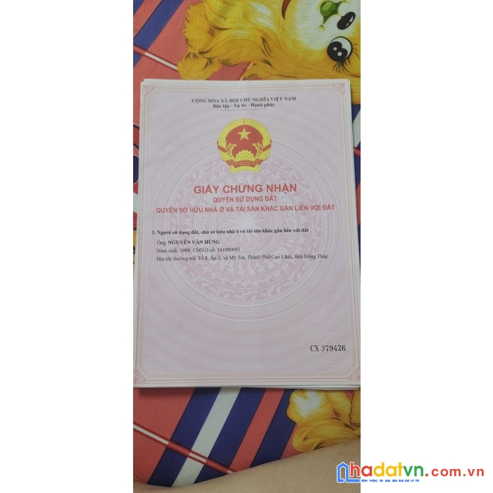 Chính chủ bán nền thổ cư vị trí đẹp tại xã hòa an, tp cao lãnh đồng tháp