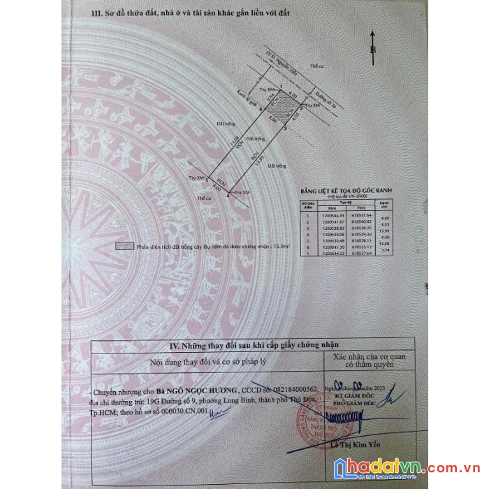 Chính chủ bán đất mặt tiền đường số 4, phường long thạnh mỹ, tp. thủ đức tp.hcm