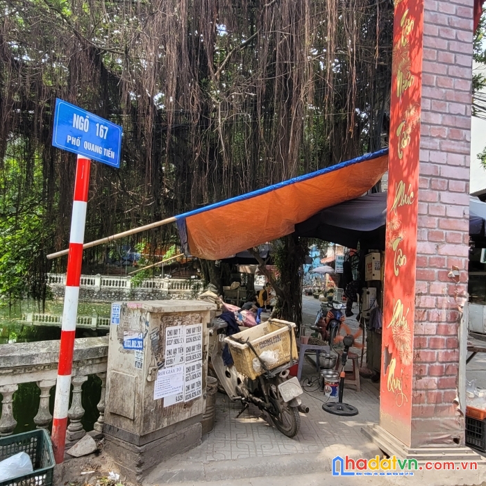 Chính chủ bán đất 40,3m2 nở hậu, ngõ 167 phố quang tiến, đại mỗ