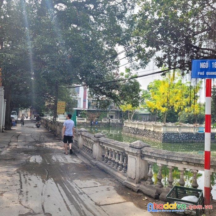 Chính chủ bán đất 40,3m2 nở hậu, ngõ 167 phố quang tiến, đại mỗ