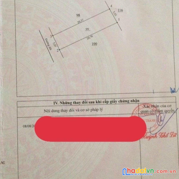Bán đất phước bình long thành, dt 5x20,40 tc gần kcn gò dầu ql51. lh 0908528868